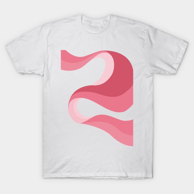 pink wave T-Shirt by stupidpotato1